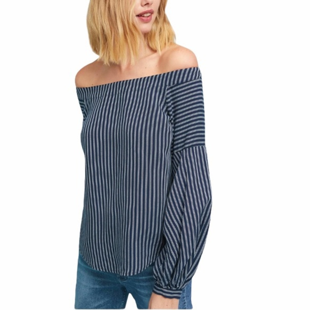 Anthropologie Clotille Off-The-Shoulder Blouse size US 4